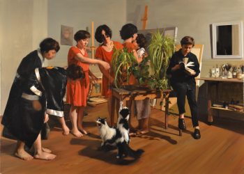 "Alegorías II" Oil on linen, 115 x 160 cm. 2016