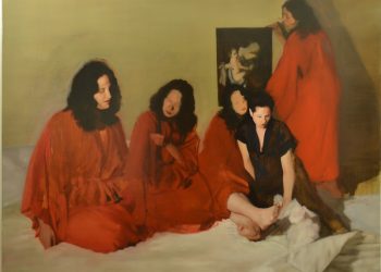 Work in progress.  Oil on linen, 140 x 170 cm. 2019-2020